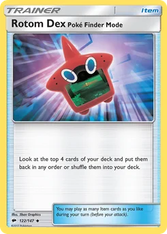 Rotom Dex Poké Finder Mode