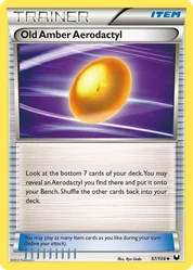 Old Amber Aerodactyl