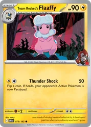 Team Rocket's Flaaffy