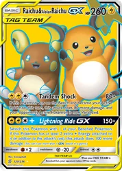 Raichu & Alolan Raichu-GX