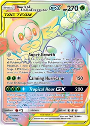Rowlet & Alolan Exeggutor-GX